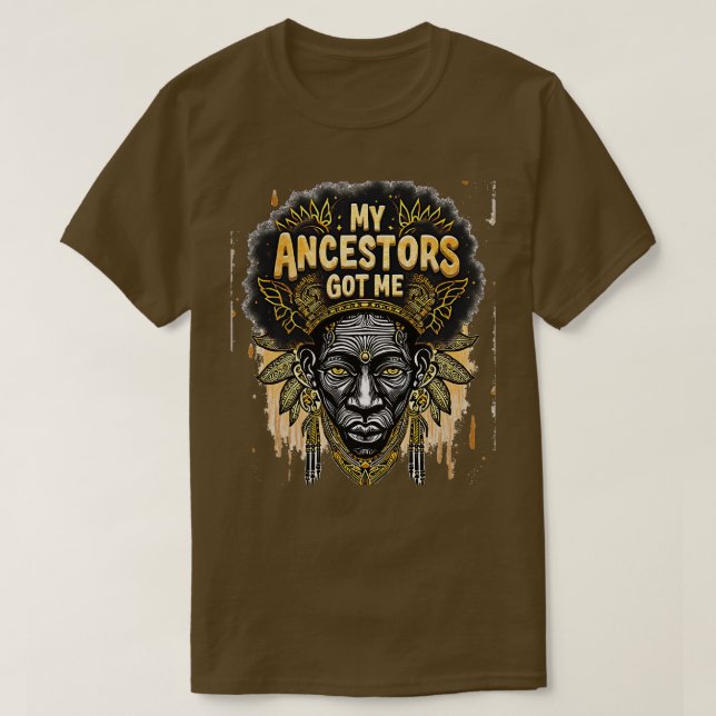 Camiseta Los antepasados (Diseño del anverso)