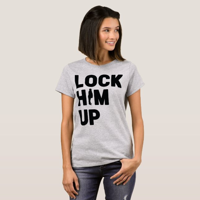 Camiseta Los anti Trump lo encerraron a Donald Trump (Anverso completo)