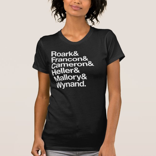 Camiseta Los apellidos del Fountainhead (Anverso)