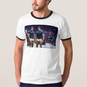 Camiseta Los árboles de Navidad brillantes de SlipperyJoe d