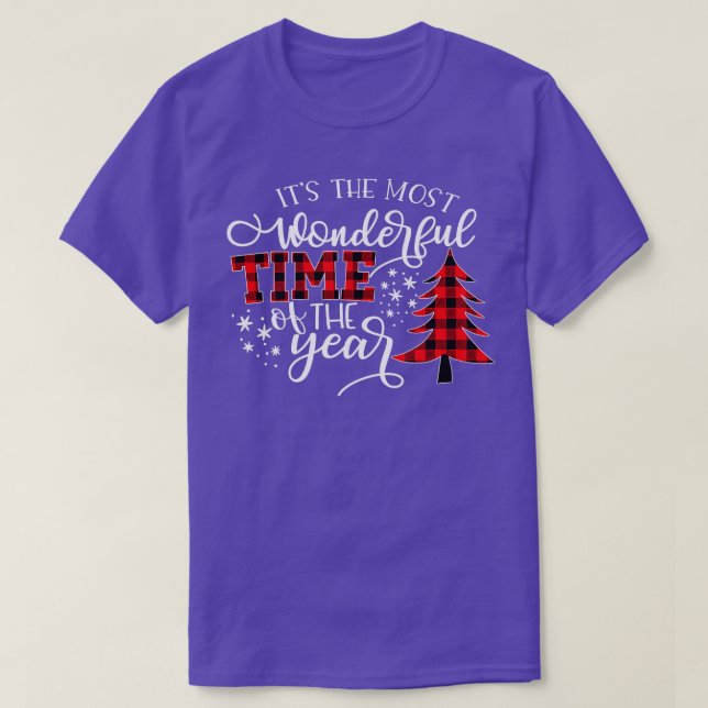 Camiseta Los Árboles De Navidad Es El Momento Más Maravillo (Diseño del anverso)