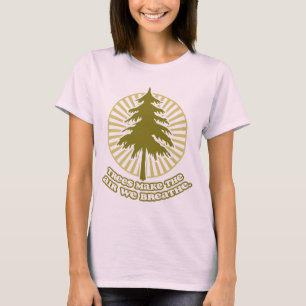 Camiseta Los árboles hacen las señoras del aire la camise