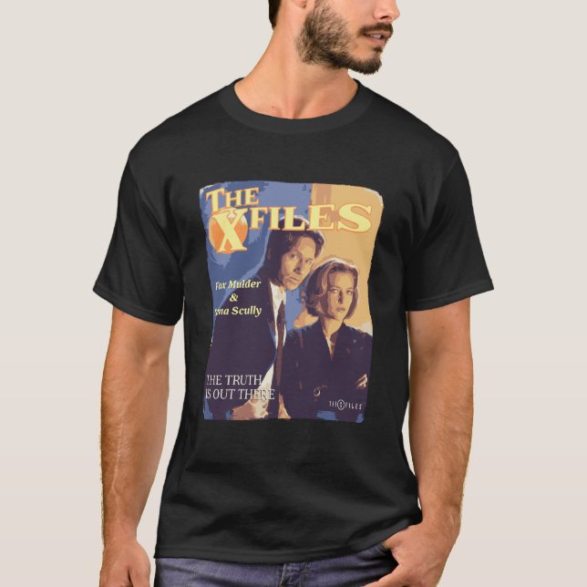 Camiseta Los Archivos X De La Verdad Están Ahí Fuera Poster (Anverso)