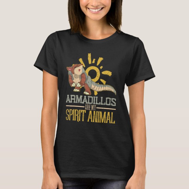 Camiseta Los Armadillos Animales Silvestres Son Mi Espíritu (Anverso)