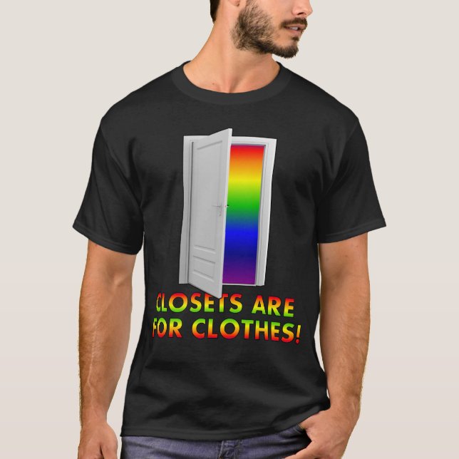 Camiseta Los armarios están para la ropa (Anverso)