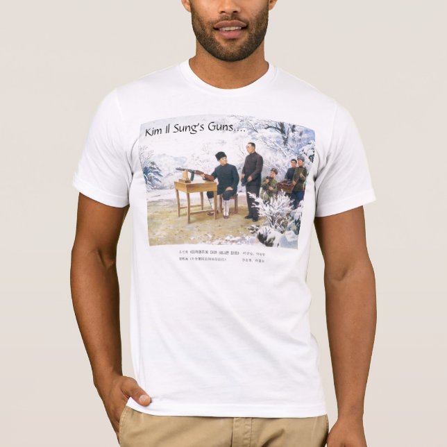 Camiseta Los armas de Kim Il Sung…. (Anverso)