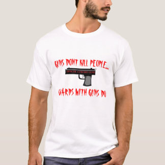 CAMISETA LOS ARMAS DEL USO DE LOS COBARDES, ARMAS NO MATAN