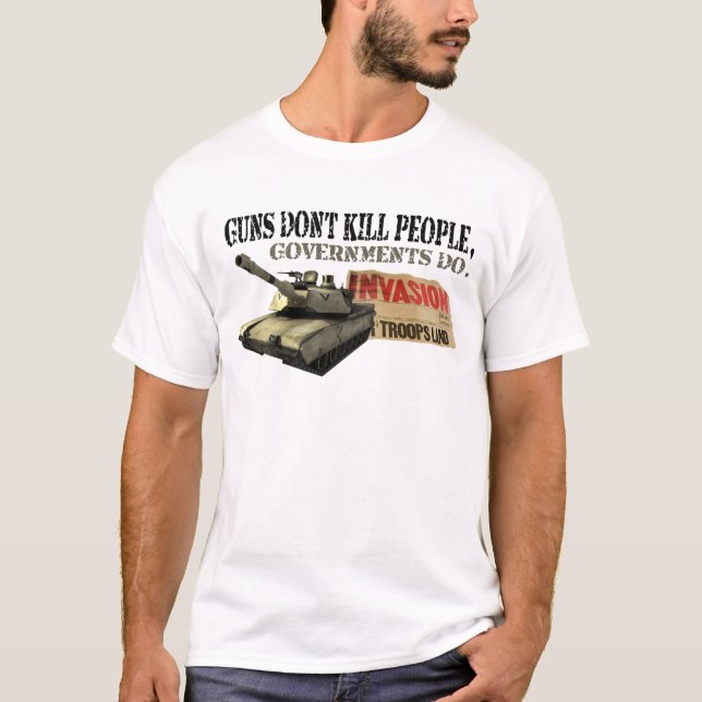 Camiseta Los armas no matan a gente (Anverso)