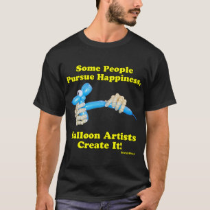 Camiseta Los artistas del globo crean las manos y el perro