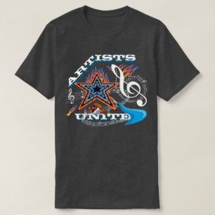 Camiseta Los artistas unieron música
