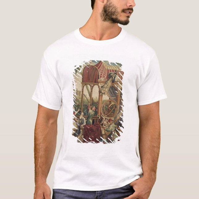 Camiseta Los astrónomos, taller de Beauvais, 1711 (Anverso)