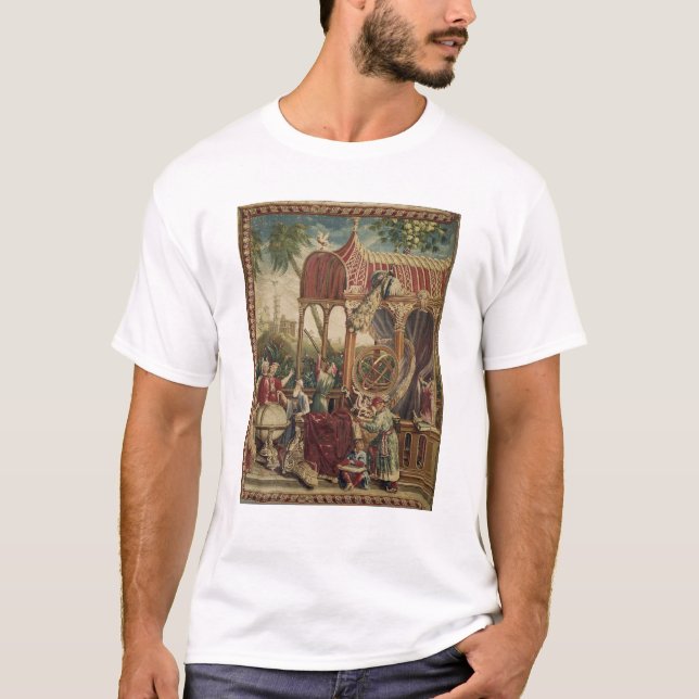 Camiseta Los astrónomos, taller de Beauvais, 1711 (Anverso)