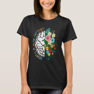 Camiseta Los asuntos de salud mental dan a las enfermedades