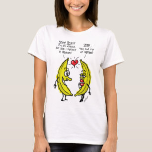 Camiseta Los ateos se van a la banana -
