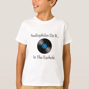 Camiseta Los Audiófilos Lo Hacen... En La Tierra.