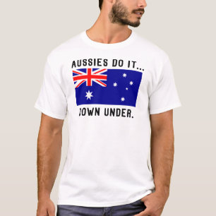 Camiseta Los Aussies lo hacen... abajo.