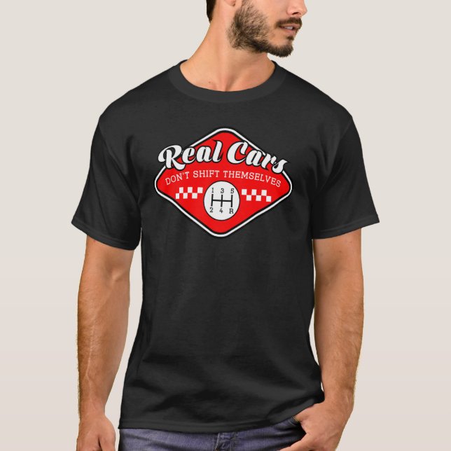 Camiseta Los autos reales no se cambian ellos mismos la tra (Anverso)