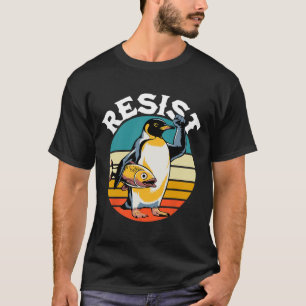 Camiseta Los avispones de pingüino resisten a los graciosos