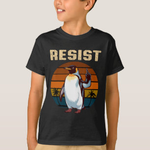 Camiseta Los avispones de pingüino resisten a los graciosos