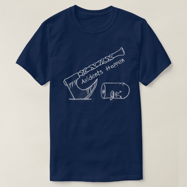 Camiseta Los Axidents ocurren (Diseño del anverso)
