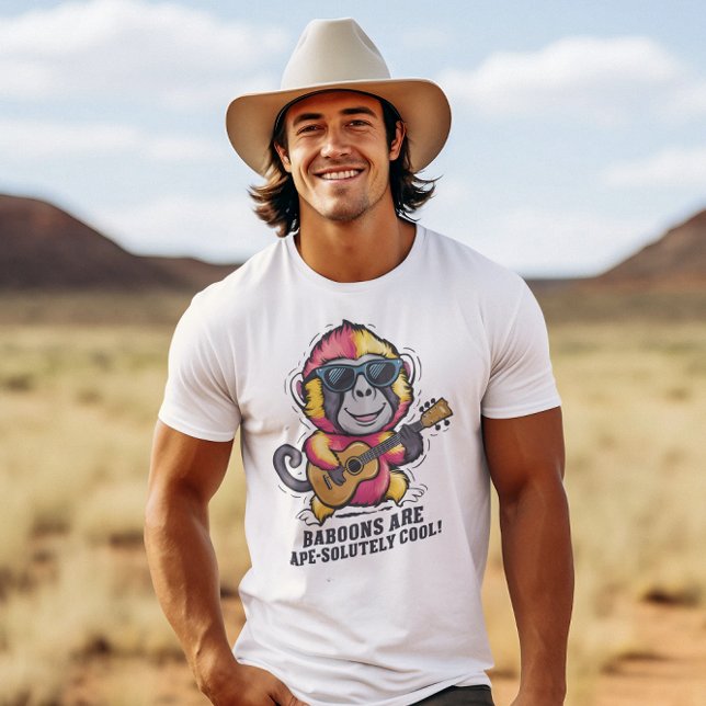 Camiseta ¡Los babuinos son simios geniales! (Subido por el creador)