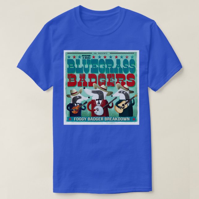 Camiseta Los Badgers del Bluegrass (Diseño del anverso)