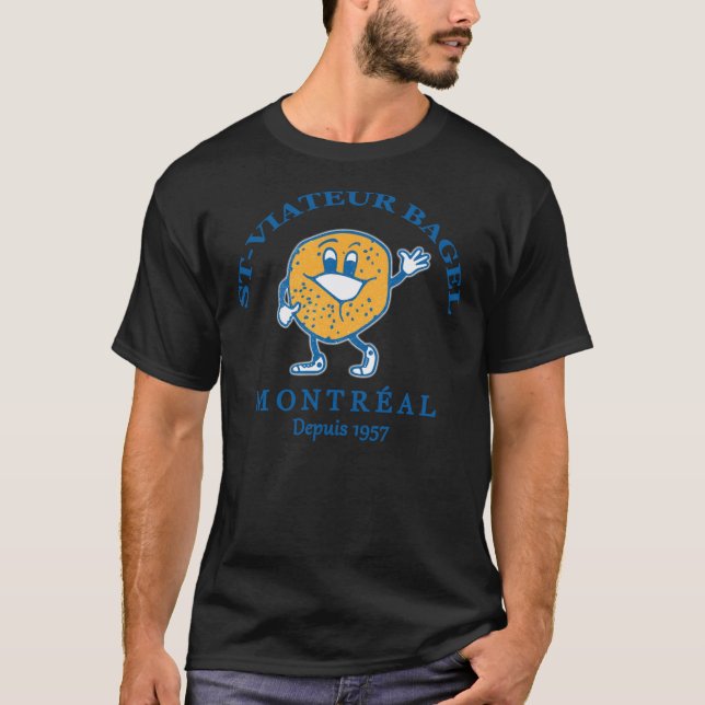 Camiseta Los Bagels están en auge en el distrito de Montrea (Anverso)