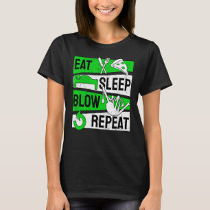Camiseta Los Bagpipes del tubo Comen Sleep Blow Repetir