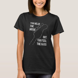 Camiseta Los bajistas lo quieren más grave notas de bajo qu