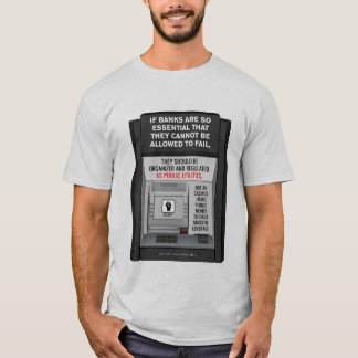 Camiseta Los bancos deben ser servicios públicos