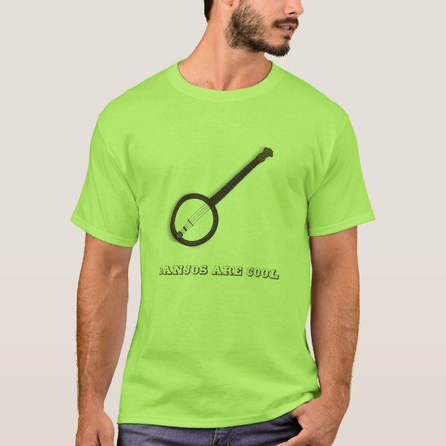 Camiseta Los banjos son frescos (Anverso)