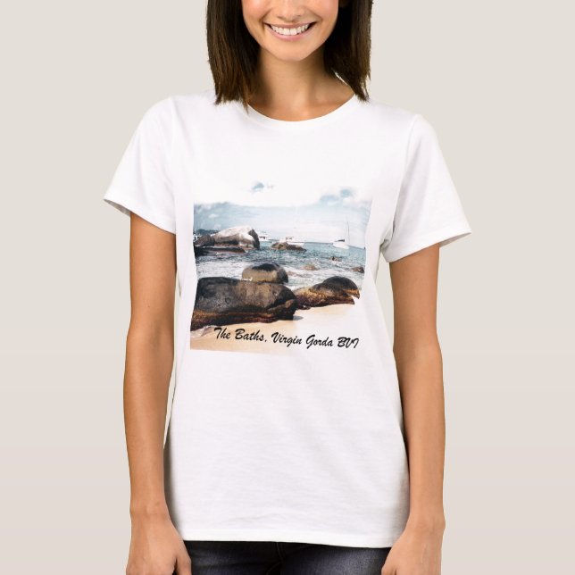 Camiseta Los baños, Virgin Gorda (Anverso)