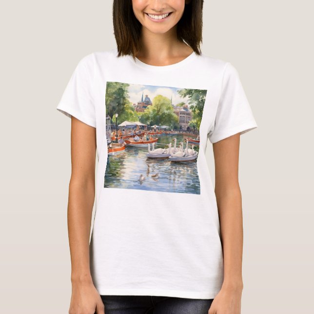 Camiseta Los barcos cisnes (Anverso)