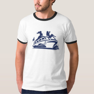 Camiseta Los barcos n azadonan el logotipo