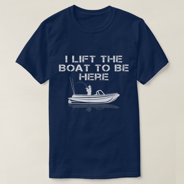 Camiseta Los barcos que salí de mi barco para estar aquí en (Diseño del anverso)
