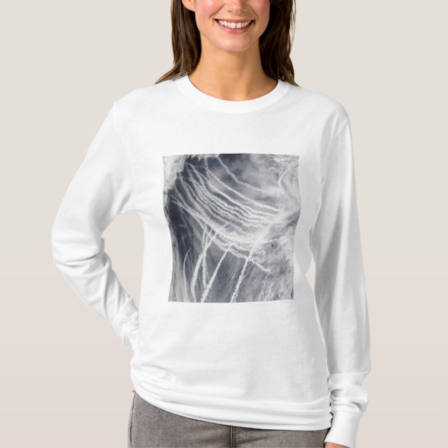 Camiseta Los barcos rastrean el Océano Pacífico septentrion (Anverso)