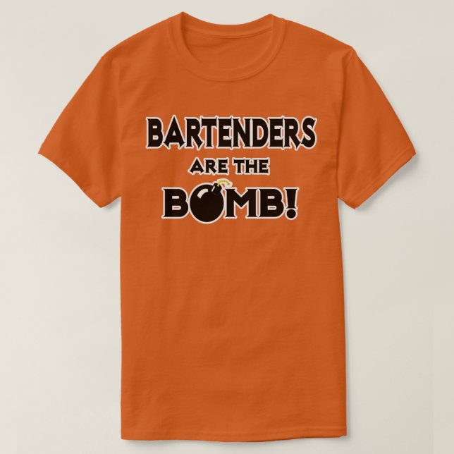 Camiseta Los barman son la bomba (Diseño del anverso)