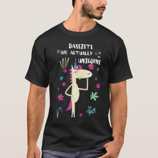Camiseta Los Bassistas Son En Realidad Unicornios