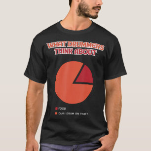 Camiseta Los bateristas piensan en el percusionista de Drum