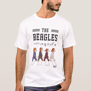 Camiseta Los Beagles Hombres Blancos