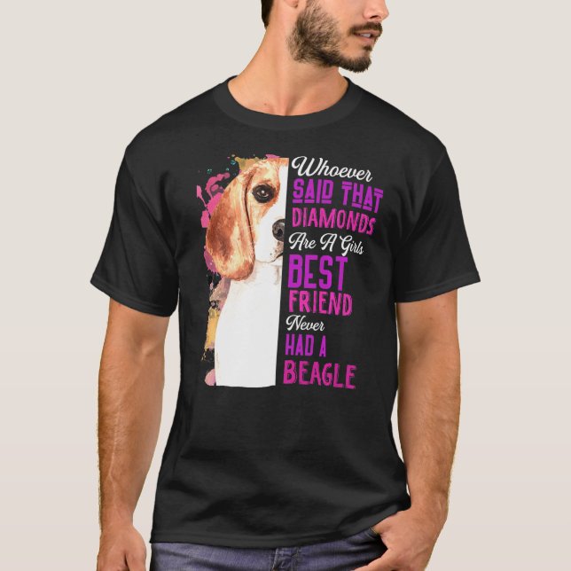 Camiseta Los Beagles Son Los Chicas Mejor Amigo Perro Mamá  (Anverso)