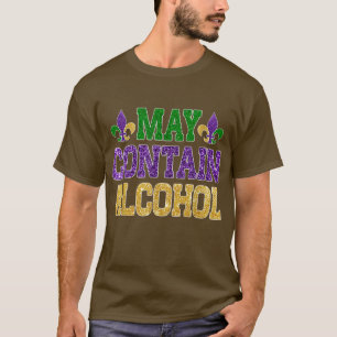 Camiseta Los bebedores de cerveza Mardi Gras pueden contene