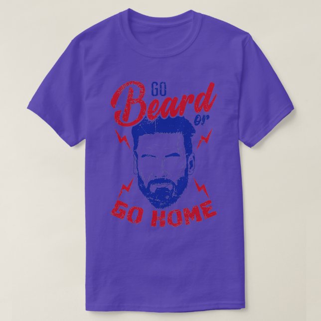 Camiseta Los bebedores se van de barba o van a casa (Diseño del anverso)