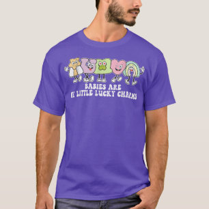 Camiseta Los Bebés Son Mis Pequeños Encantos De Suerte Día 