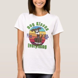 Camiseta Los besos de perro lo arreglan todo 