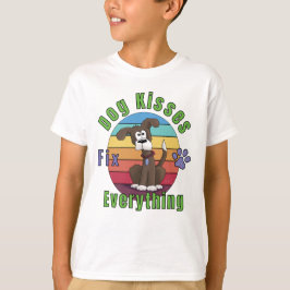 Camiseta Los besos de perro lo arreglan todo 