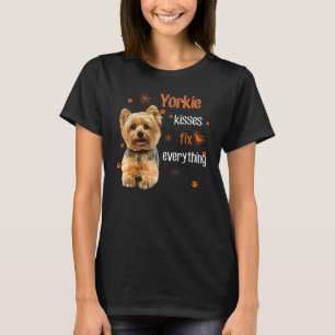 Camiseta Los besos Yorkie arreglan todo 1