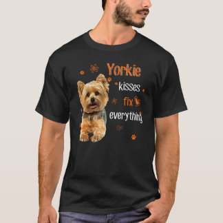 Camiseta Los besos Yorkie arreglan todo 1