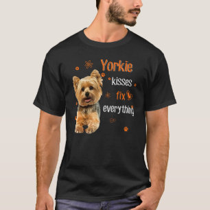 Camiseta Los besos Yorkie lo arreglan todo