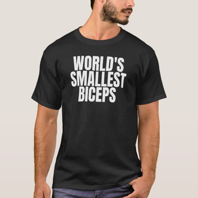 Camiseta Los biceps más pequeños del mundo (Anverso)